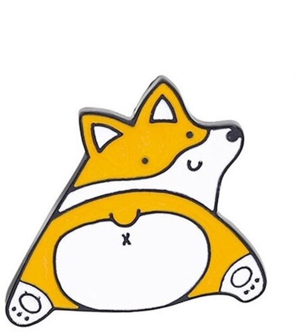Corgi Dog Butt Enamel Pins 260-2